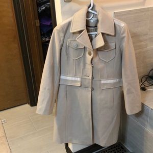 Beige Wool Kenneth Cole coat